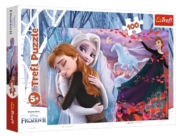Trefl (16399) - "Frozen II" - 100 brikker puslespil