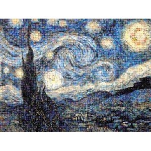 Buffalo Games (10545) - Vincent van Gogh: "Starry Night" - 1000 brikker puslespil