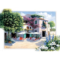 Art Puzzle (5079) - Peter Motz: "Cafe Villa" - 500 brikker puslespil