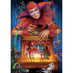 Art Puzzle (5077) - Ciro Marchetti: "Masked Puppeteer" - 500 brikker puslespil