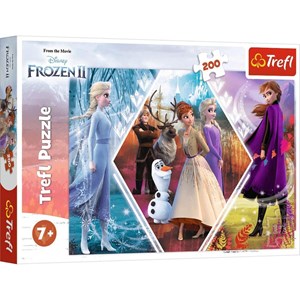 Trefl (13249) - "Frozen II" - 200 brikker puslespil