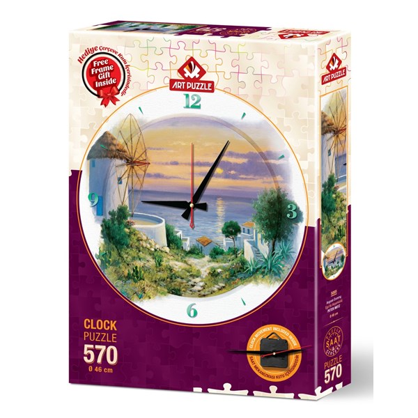 Art Puzzle (5005) - "In the Evening in Aegean" - 570 brikker puslespil