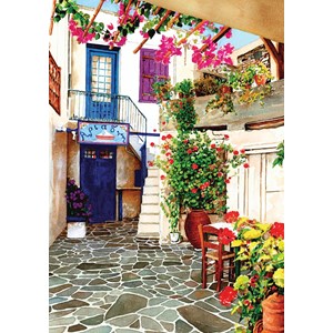 Art Puzzle (4581) - "Flower Courtyard" - 260 brikker puslespil