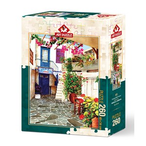Art Puzzle (4581) - "Flower Courtyard" - 260 brikker puslespil