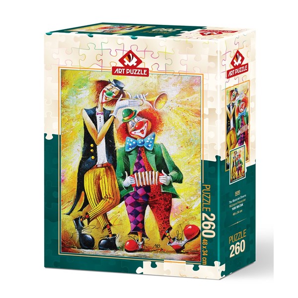 Art Puzzle (5030) - "Musician Clowns" - 260 brikker puslespil