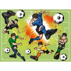 Ravensburger (10693) - "In Football Fever" - 100 brikker puslespil