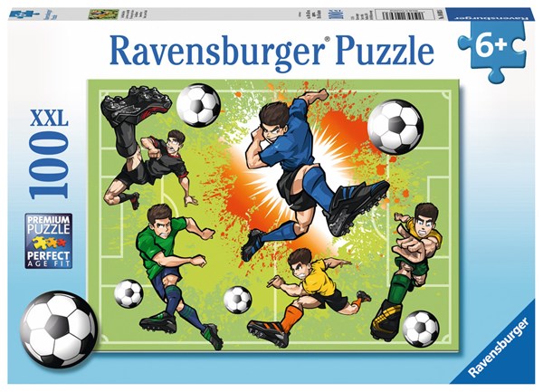 Ravensburger (10693) - "In Football Fever" - 100 brikker puslespil
