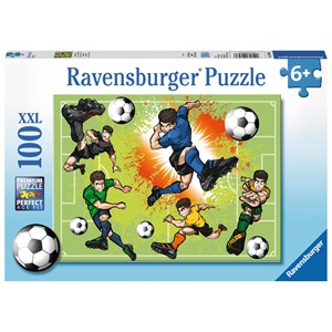 Ravensburger (10693) - "In Football Fever" - 100 brikker puslespil