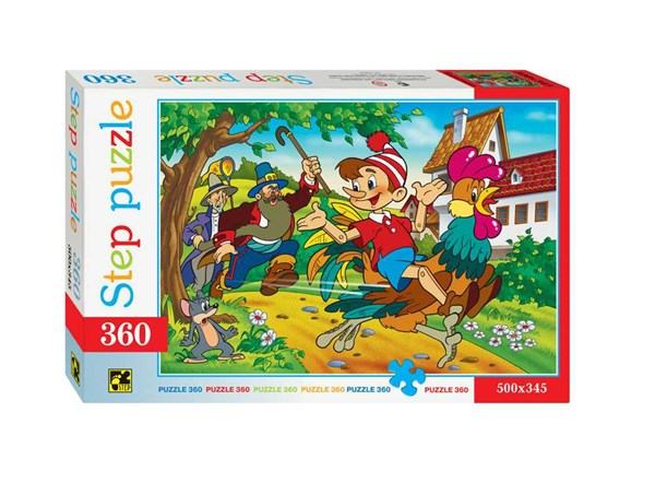 Step Puzzle (73031) - "​​Pinocchio" - 360 brikker puslespil