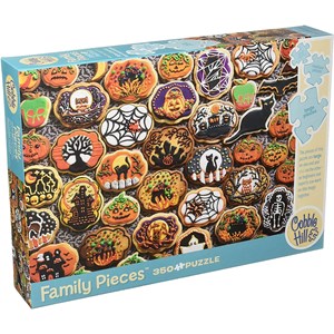 Cobble Hill (54612) - "Halloween Cookies" - 350 brikker puslespil