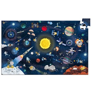 Djeco (07413) - "Space" - 200 brikker puslespil