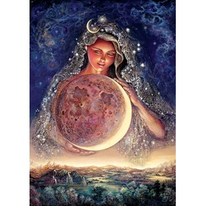 Art Puzzle (5011) - Josephine Wall: "Moon Goddess" - 1000 brikker puslespil