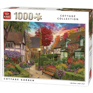 King International (55955) - "Cottage Garden" - 1000 brikker puslespil