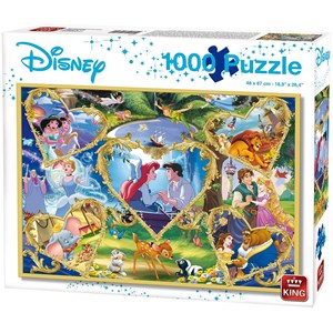 King International (55829) - "Disney, Movie Magic" - 1000 brikker puslespil