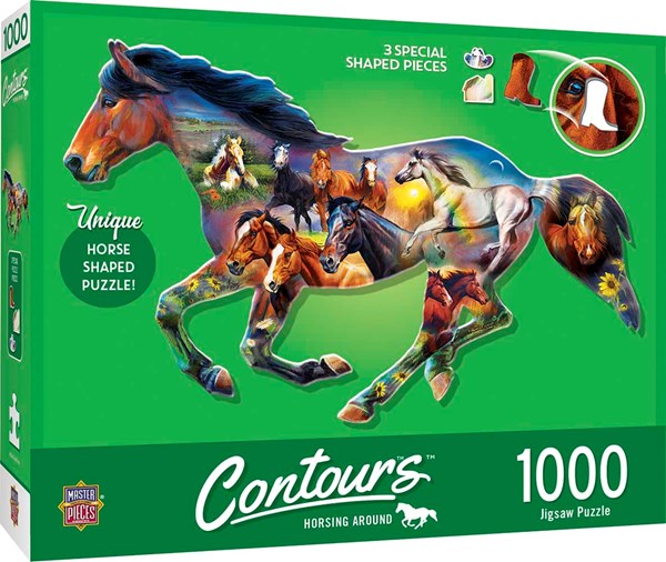 MasterPieces (72052) - "Wild Horse" - 1000 brikker puslespil