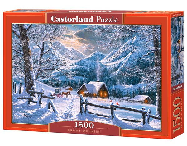 Castorland (C-151905) - "Snowy Morning" - 1500 brikker puslespil