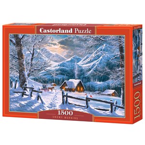 Castorland (C-151905) - "Snowy Morning" - 1500 brikker puslespil