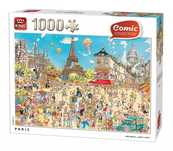 King International (55843) - "Paris" - 1000 brikker puslespil