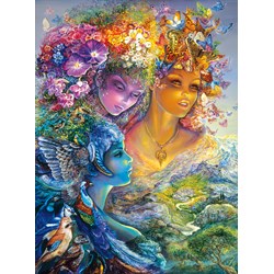 Buffalo Games (11726) - Josephine Wall: "The Three Graces" - 1000 brikker puslespil
