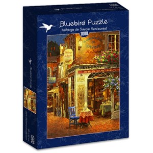 Bluebird Puzzle (70214) - Viktor Shvaiko: "Auberge de Savoie Restaurant" - 1000 brikker puslespil