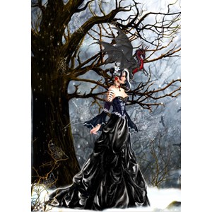 Bluebird Puzzle (70424) - Nene Thomas: "Queen of Shadows" - 1000 brikker puslespil