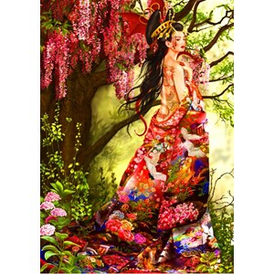 Bluebird Puzzle (70426) - Nene Thomas: "Silk" - 1000 brikker puslespil