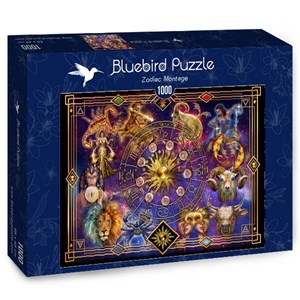 Bluebird Puzzle (70123) - Ciro Marchetti: "Zodiac Montage" - 1000 brikker puslespil