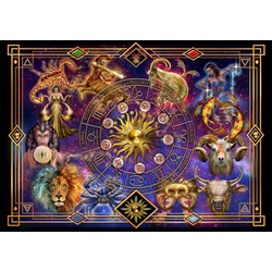 Bluebird Puzzle (70123) - Ciro Marchetti: "Zodiac Montage" - 1000 brikker puslespil