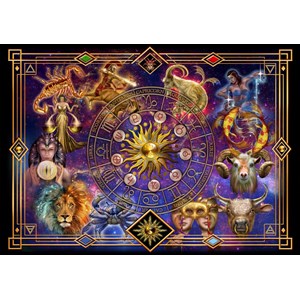 Bluebird Puzzle (70123) - Ciro Marchetti: "Zodiac Montage" - 1000 brikker puslespil