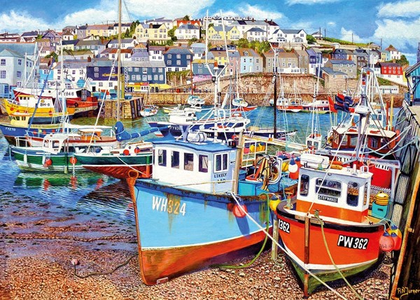 Gibsons (G6220) - "Mevagissey Harbour" - 1000 brikker puslespil