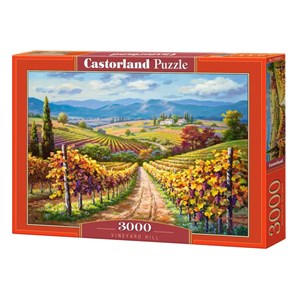Castorland (300587) - "Vineyard hill" - 3000 brikker puslespil