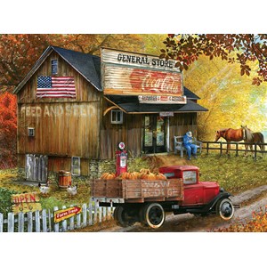 SunsOut (28649) - Tom Wood: "Seed and Feed General Store" - 1000 brikker puslespil