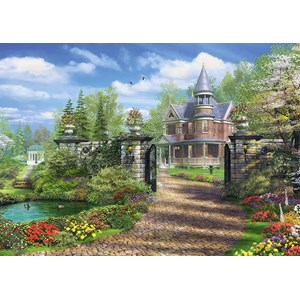 Schmidt Spiele (59618) - Dominic Davison: "Idyllic Landgut" - 1000 brikker puslespil