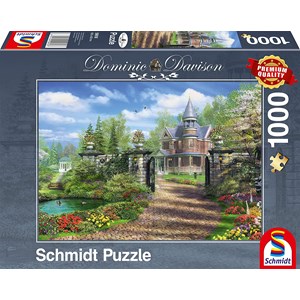 Schmidt Spiele (59618) - Dominic Davison: "Idyllic Landgut" - 1000 brikker puslespil