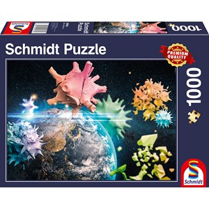 Schmidt Spiele (58963) - "Planet Earth 2020" - 1000 brikker puslespil