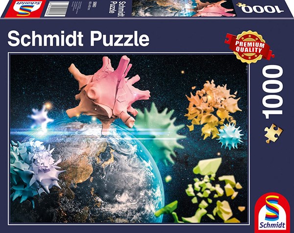 Schmidt Spiele (58963) - "Planet Earth 2020" - 1000 brikker puslespil