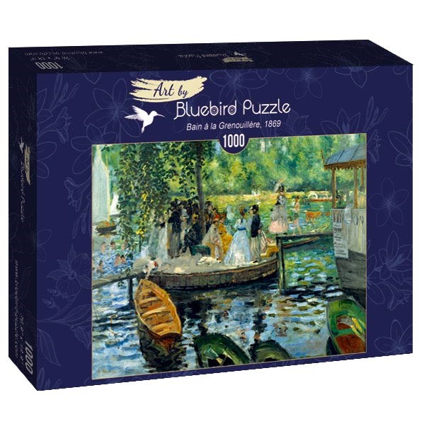 Bluebird Puzzle (60100) - Pierre-Auguste Renoir: "La Grenouillère, 1869" - 1000 brikker puslespil