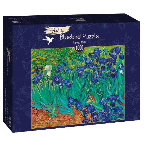 Bluebird Puzzle (60006) - Vincent van Gogh: "Irises, 1889" - 1000 brikker puslespil