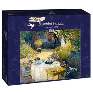 Bluebird Puzzle (60040) - Claude Monet: "The Lunch, 1873" - 1000 brikker puslespil