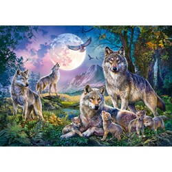 Schmidt Spiele (58954) - "Wolves" - 1500 brikker puslespil