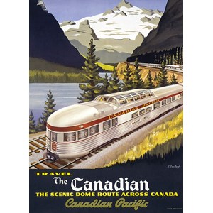 Eurographics (6000-0322) - "The Scenic Dome Route, 1955" - 1000 brikker puslespil