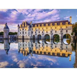 Nathan (87880) - "Chenonceau Castle" - 2000 brikker puslespil
