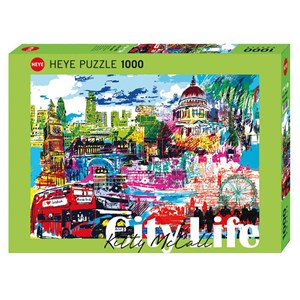 Heye (29682) - Kitty McCall: "I Love London!" - 1000 brikker puslespil