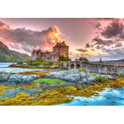 Bluebird Puzzle (70049) - "Eilean Donan Castle, Scotland" - 3000 brikker puslespil