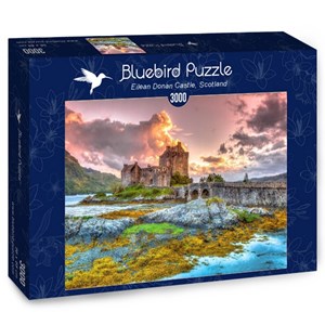 Bluebird Puzzle (70049) - "Eilean Donan Castle, Scotland" - 3000 brikker puslespil