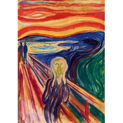 Bluebird Puzzle (60058) - Edvard Munch: "The Scream, 1910" - 1000 brikker puslespil