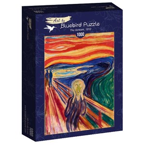 Bluebird Puzzle (60058) - Edvard Munch: "The Scream, 1910" - 1000 brikker puslespil
