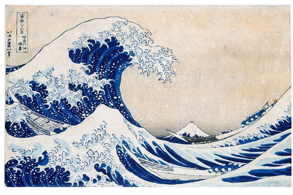 Clementoni (39378) - Hokusai: "The Great Wave" - 1000 brikker puslespil