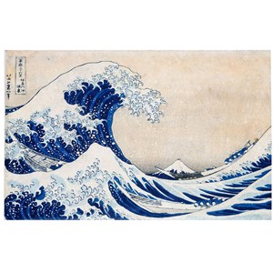 Clementoni (39378) - Hokusai: "The Great Wave" - 1000 brikker puslespil