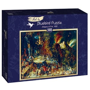 Bluebird Puzzle (60091) - Pieter Brueghel the Elder: "Allegory of Fire, 1608" - 1000 brikker puslespil